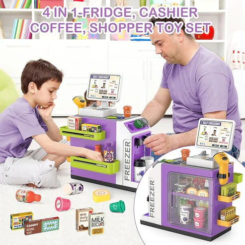 3-in-1 Coffee Machine Set For Kids